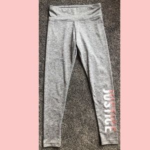 Justice Logo Leggings